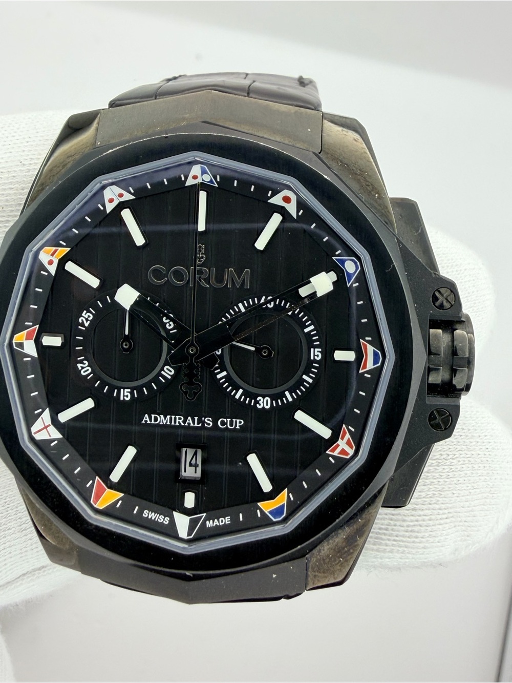 Corum Admiral's Cup Black Dial Men's Watch